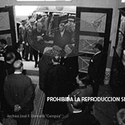 Franco en la facultad de farmaciia de la Universidad de Barcelona.