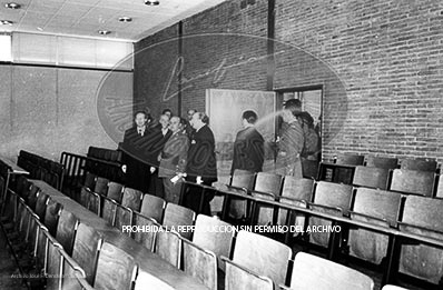 Franco en la facultad de derecho de la Universidad de Barcelona.