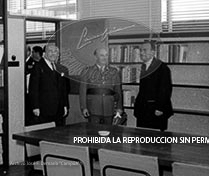 Franco en la facultad de derecho de la Universidad de Barcelona.