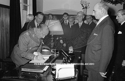 Franco en la facultad de derecho de la Universidad de Barcelona.