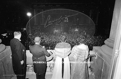 Cena en honor de Franco Ayuntamiento Barcelona.