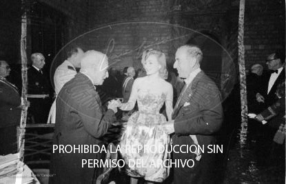 Cena en honor de Franco Ayuntamiento Barcelona.