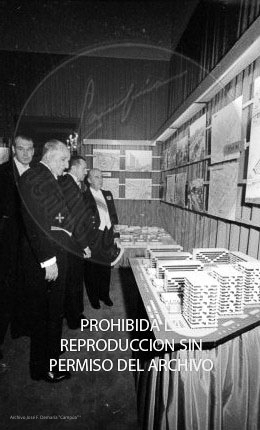 Cena en honor de Franco Ayuntamiento Barcelona.