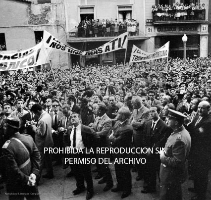 Franco visita las zonas inundadas de Barcelona