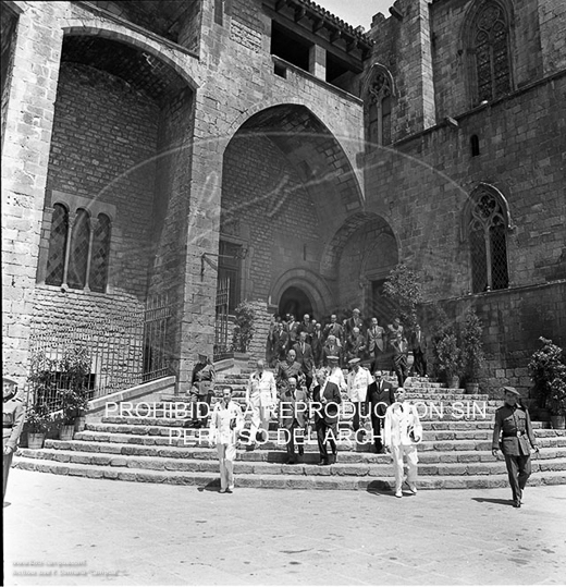 Franco visita Barcelona. junio 1963