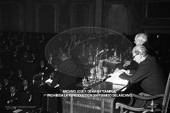 Carrero Blanco en Las Cortes