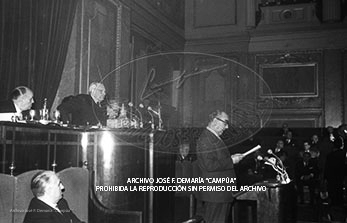 Carrero Blanco en Las Cortes