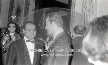 Desfile de modelos en la embajada de Italia de Madrid.