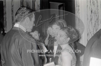 Desfile de modelos en la embajada de Italia de Madrid.