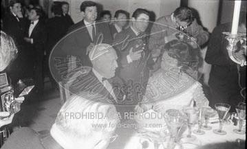 Desfile de modelos en la embajada de Italia de Madrid.