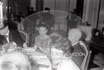 Desfile de modelos en la embajada de Italia de Madrid.
