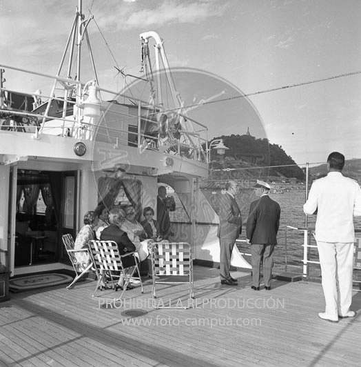 Regatas de traineras en San Sebastián 1969