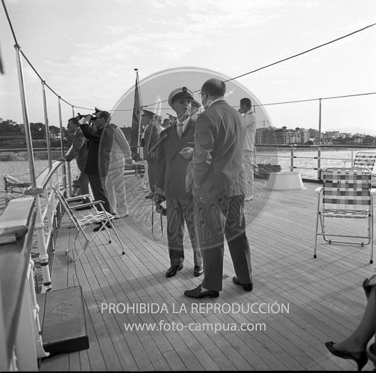 Regatas de traineras en San Sebastián 1969
