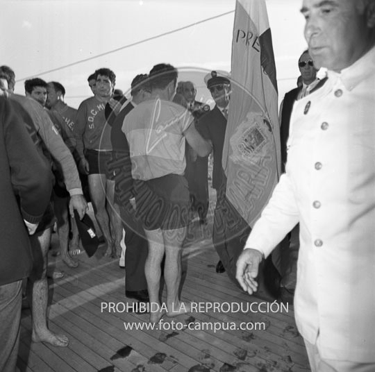 Regatas de traineras en San Sebastián 1969