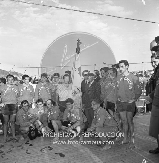 Regatas de traineras en San Sebastián 1969