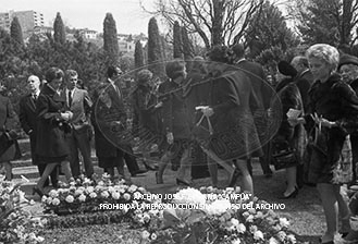 Primer aniversario fallecimiento Reina Victoria Eugenia