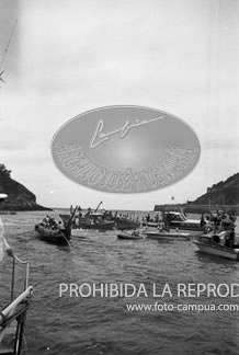Regatas de traineras en San Sebastián