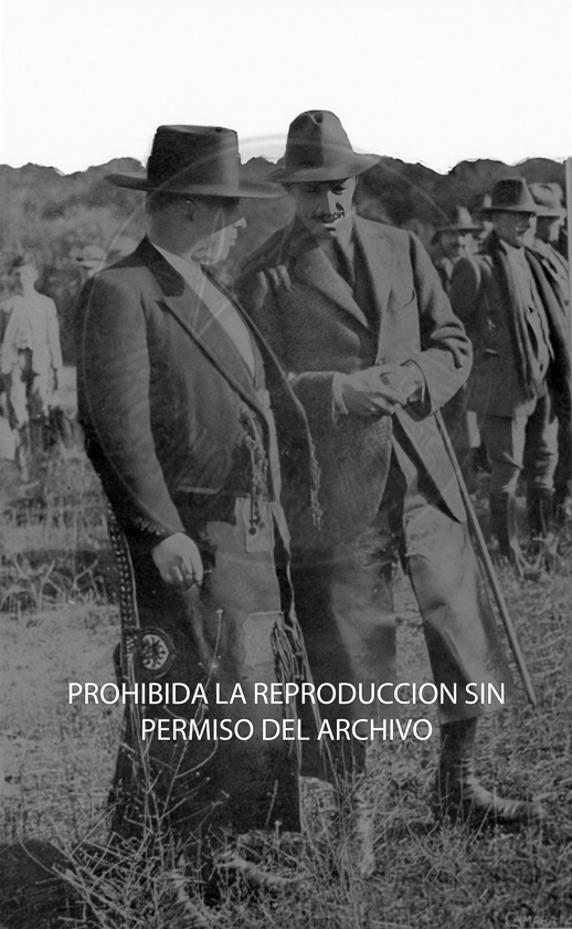 Alfonso XIII con Rafael Guerra 