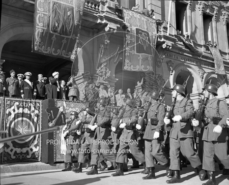 Visita del Rey de Jordania el 5 de septiembre de 1949