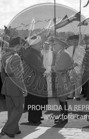 Visita del Rey de Jordania el 5 de septiembre de 1949