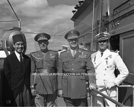 Visita del Rey de Jordania el 5 de septiembre de 1949