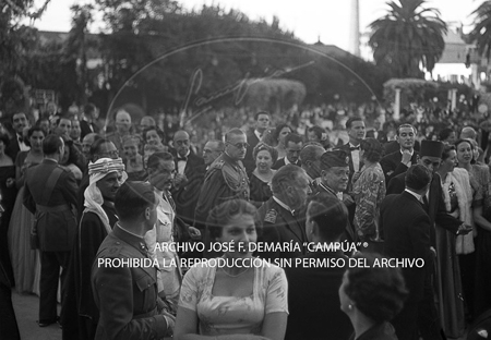 Visita del Rey de Jordania el 7 de septiembre de 1949