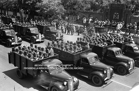 Visita del <presidente de Portugal a España, 1953