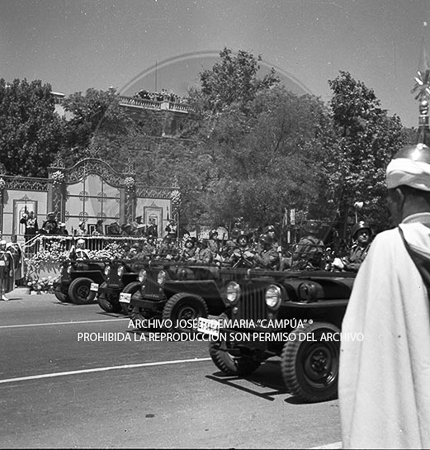 Visita del <presidente de Portugal a España, 1953