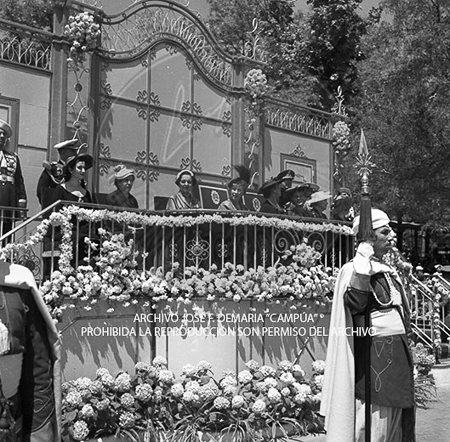 Visita del <presidente de Portugal a España, 1953