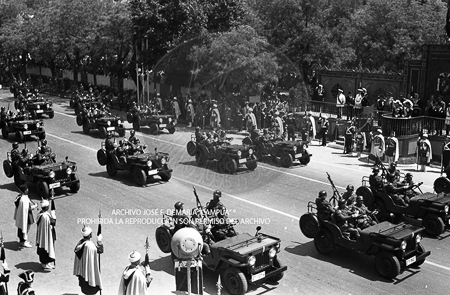 Visita del <presidente de Portugal a España, 1953