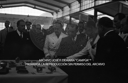 Visita del <presidente de Portugal a España, 1953
