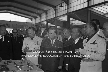 Visita del <presidente de Portugal a España, 1953