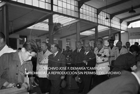 Visita del <presidente de Portugal a España, 1953