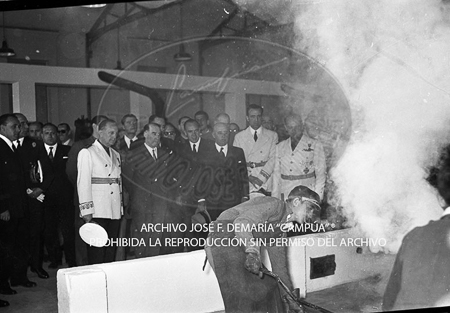 Visita del <presidente de Portugal a España, 1953