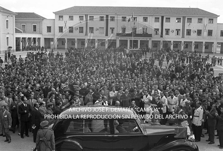 Visita del <presidente de Portugal a España, 1953