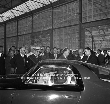Visita del <presidente de Portugal a España, 1953