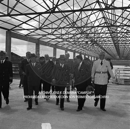 Visita del <presidente de Portugal a España, 1953