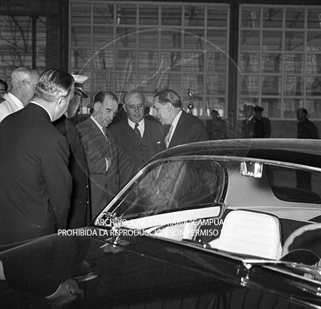 Visita del <presidente de Portugal a España, 1953