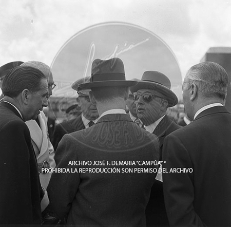 Visita del <presidente de Portugal a España, 1953
