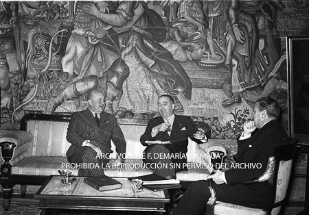 Visita del Presidente de Portugal a España, 1953