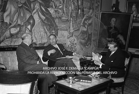 Visita del Presidente de Portugal a España, 1953