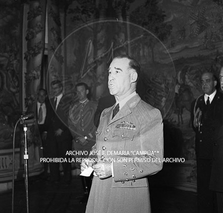 Visita del Presidente de Portugal a España, 1953