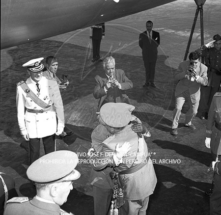 Visita del Presidente de Portugal a España, 1953