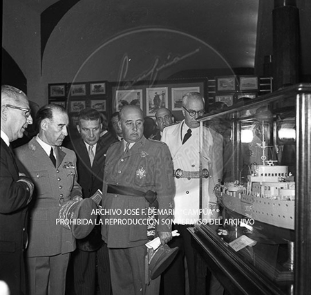 Visita del Presidente de Portugal a España, 1953