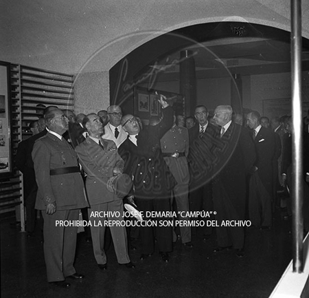 Visita del Presidente de Portugal a España, 1953
