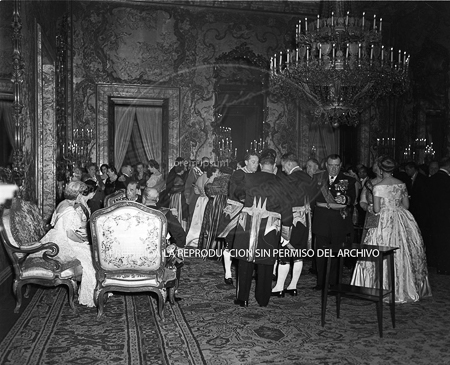 Visita del Presidente de Portugal a España, 1953