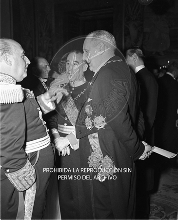 Visita del Presidente de Portugal a España, 1953