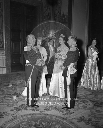 Visita del Presidente de Portugal a España, 1953
