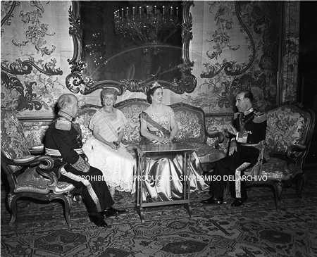Visita del Presidente de Portugal a España, 1953