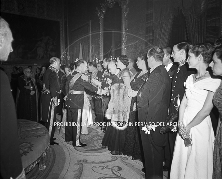 Visita del Presidente de Portugal a España, 1953